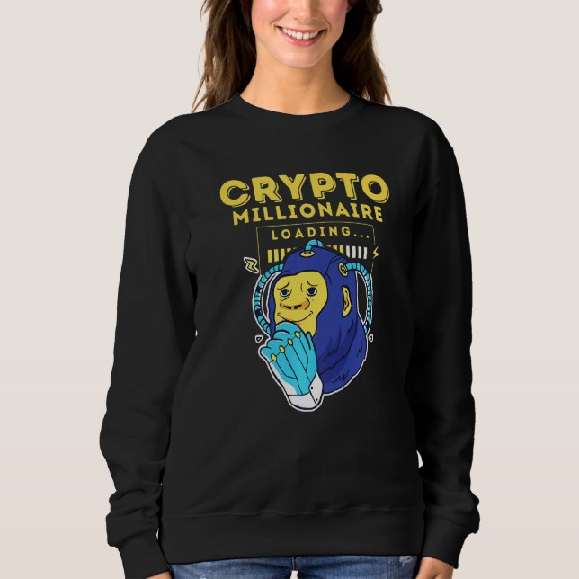 Moletom Premium de carregamento do Crypto Millionaire (Frente)