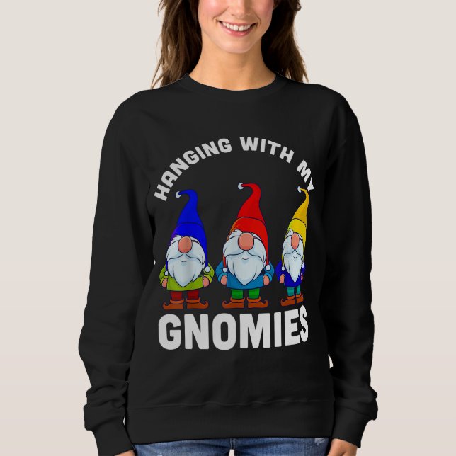 Moletom Prendendo Com Meu Gnomos De Natal (Frente)