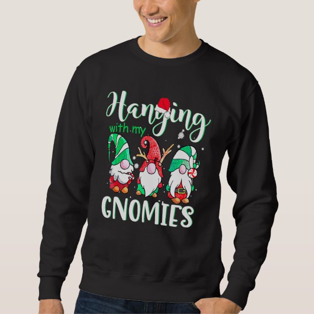 Moletom Prendendo Com Meu Gnomos De Natal Xma (Frente)