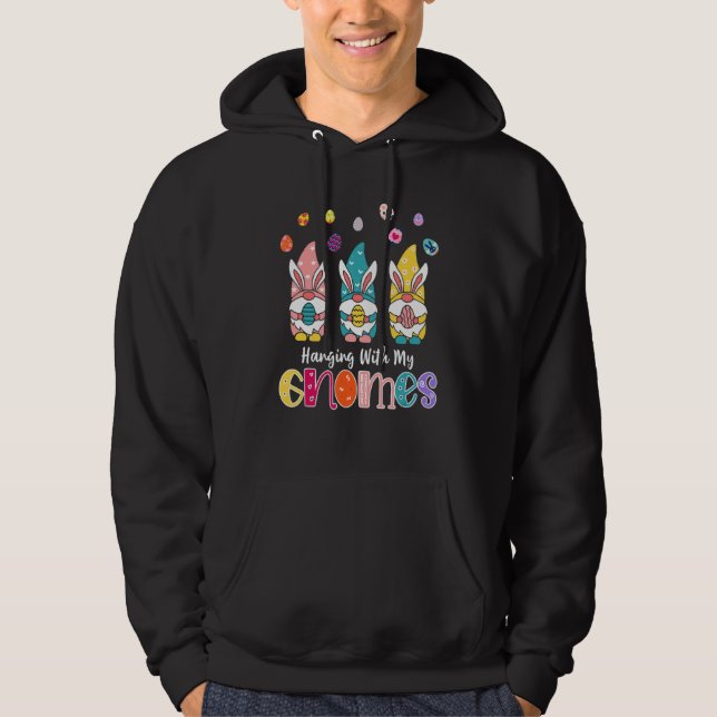 Moletom Prendendo Com Meus Gnomos Gnomos Gnomo Coelhinho F (Frente)