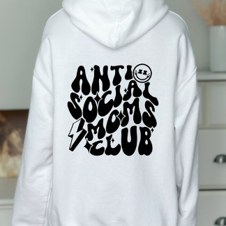 Moletom Presente da Moda para Clube de Mães Anti-Sociais