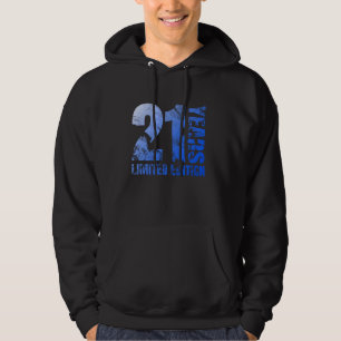 Moletom Presente de 21 anos de idade para 21 anos de idade