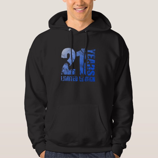 Moletom Presente de 21 anos de idade para 21 anos de idade (Frente)