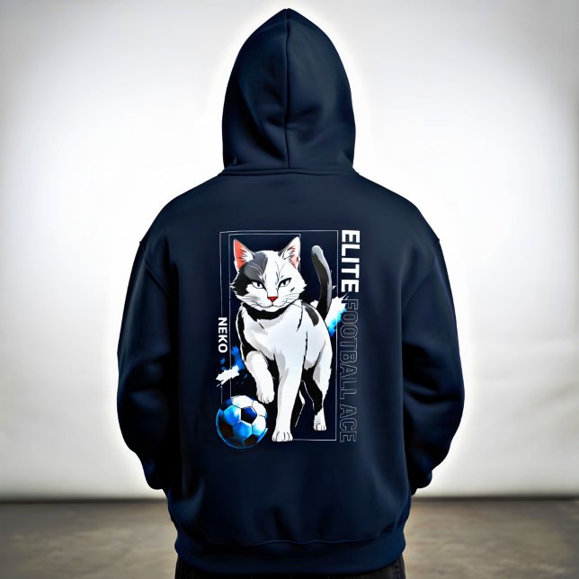Moletom Presente de Anime de Gato Elitista de Futebol para (Criador carregado)