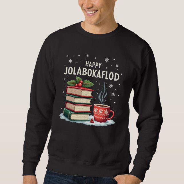 Moletom Presente de Celebração Familiar Feliz Jolabokaflod (Frente)