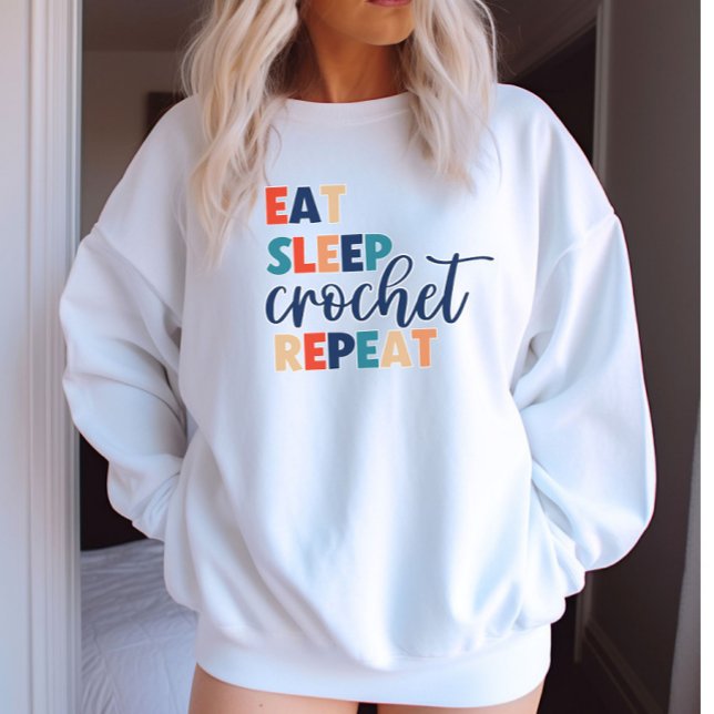 Moletom Presente de Crochet Sweatshirt para Crocheter (Criador carregado)