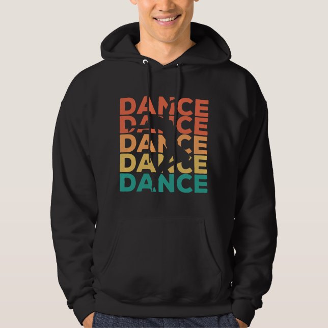 Moletom Presente de Dança Vintage Retrô Para Dançarinos (Frente)