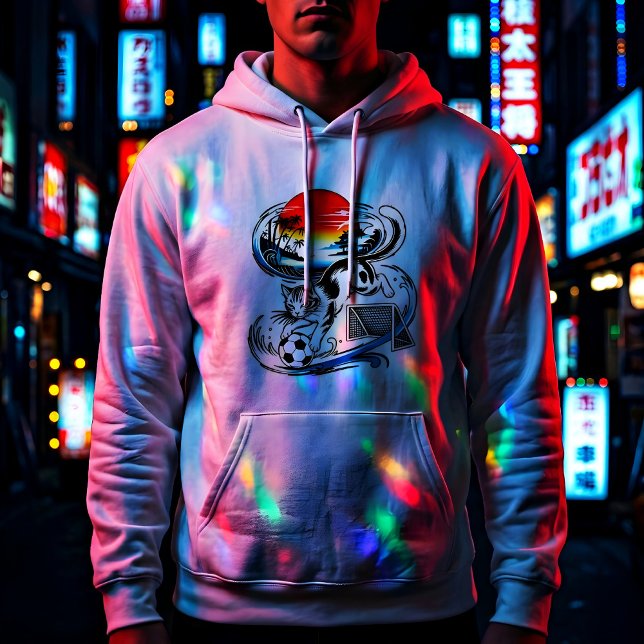 Moletom Presente de Futebol Japonês Gato para Amantes de A (Criador carregado)