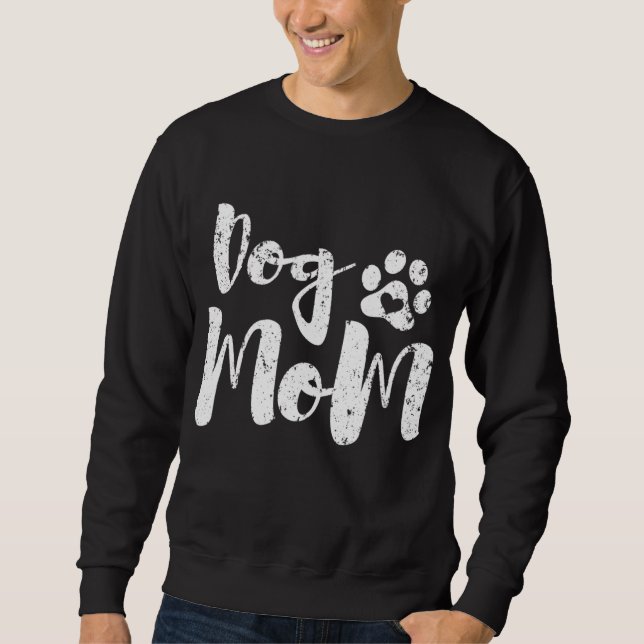 Moletom Presente de Paw Mãe Cachorro (Frente)