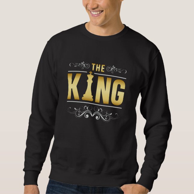 Moletom Presente do Conselho do Xadrez Conselho King Check (Frente)