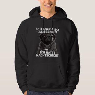 Moletom Presente engraçado de mop I Eu tive o turno da noi