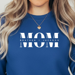 Moletom Presente Moderno e Personalizado para Mãe com Nome