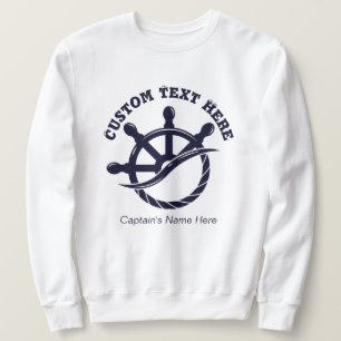 Moletom Presente Náutico de Capitão de Barco Personalizado