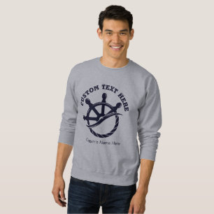 Moletom Presente Náutico de Capitão de Barco Personalizado