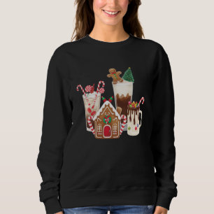 Moletom Presente para Amante de Café de Natal de Pão de Me