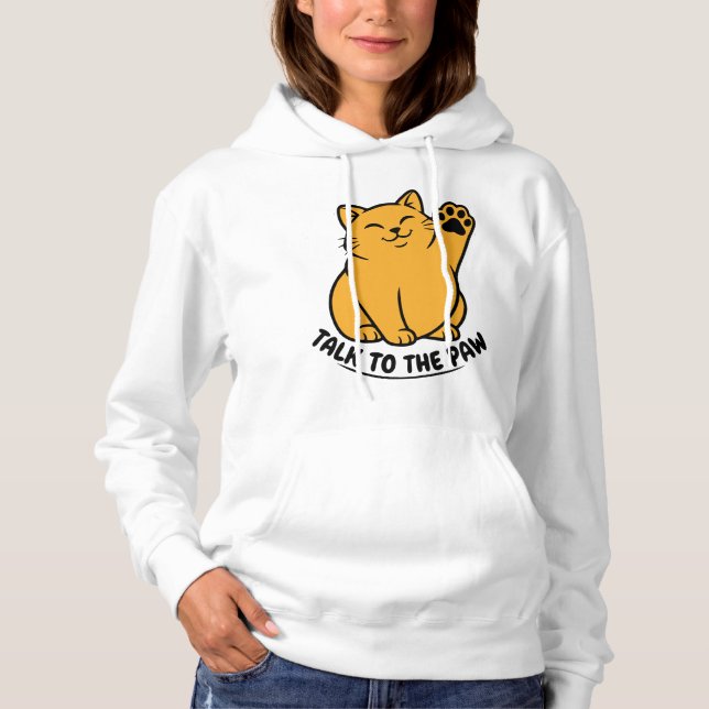 Moletom presente para amante de gatos  (Frente)