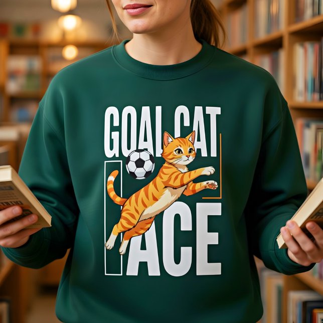 Moletom Presente para Jogador de Futebol - Gato Anime para (Criador carregado)