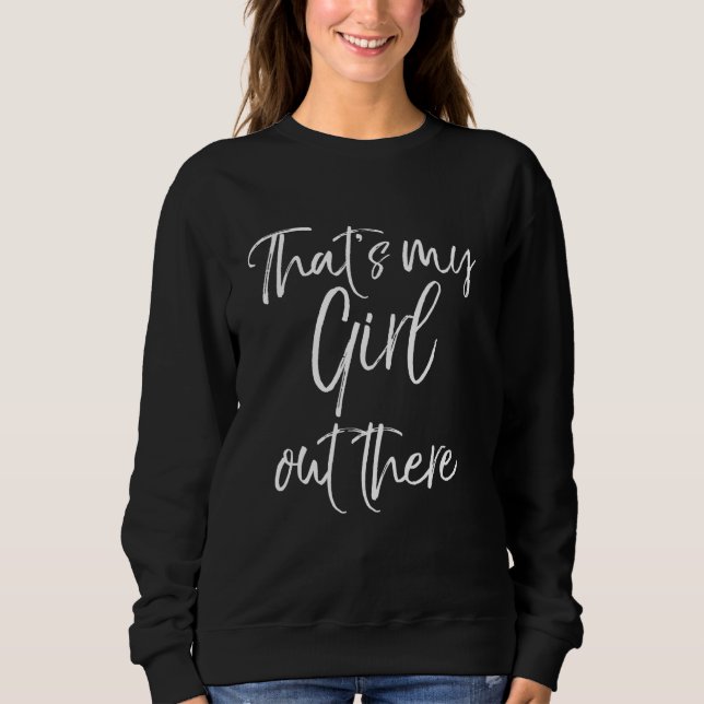 Moletom Presente para Mãe e Pai de Cheerleader Aquela é Mi (Frente)