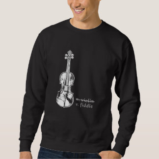 Moletom Presente para música country não violino violino B