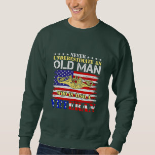 Moletom Presente para o vovô Quem ama T-Shirt do exércit