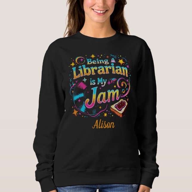 Moletom Presente Personalizado para Bibliotecário (Frente)