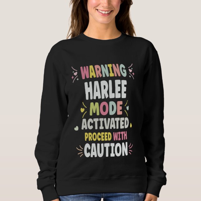 Moletom Presente Personalizado para Mulheres HARLEE Person (Frente)