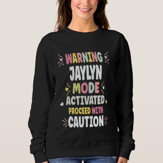 Moletom Presente Personalizado para Mulheres JAYLYN Person (Frente)