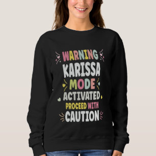 Moletom Presente Personalizado para Mulheres KARISSA Perso