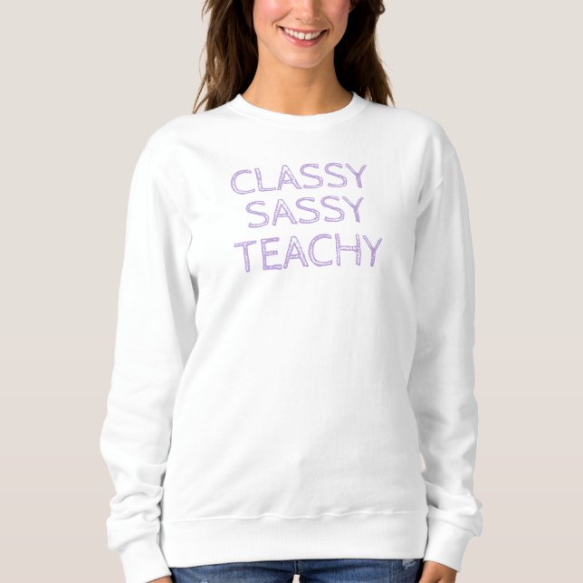 Moletom Presente Personalizado Roxo para Professores (Frente)