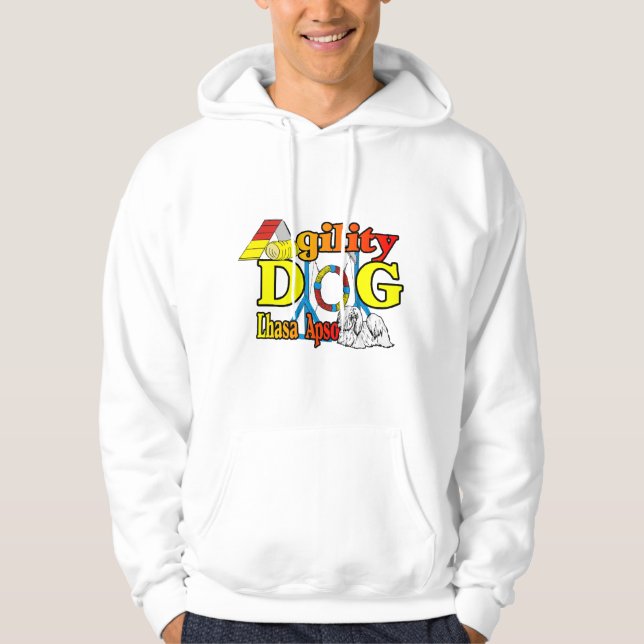 Moletom Presentes de Agilidade da Apso Lhasa (Frente)