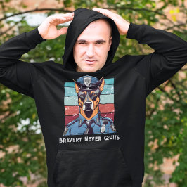 Moletom Presentes de Cachorro de Aniversário para Policiai