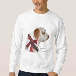 Moletom Presentes de Natal Clumber Spaniel
