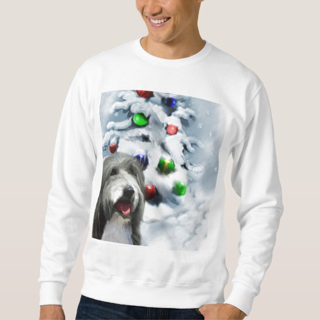 Moletom Presentes de Natal Collie (Frente)