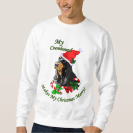 Moletom Presentes de Natal de Black and Tan Coonhound