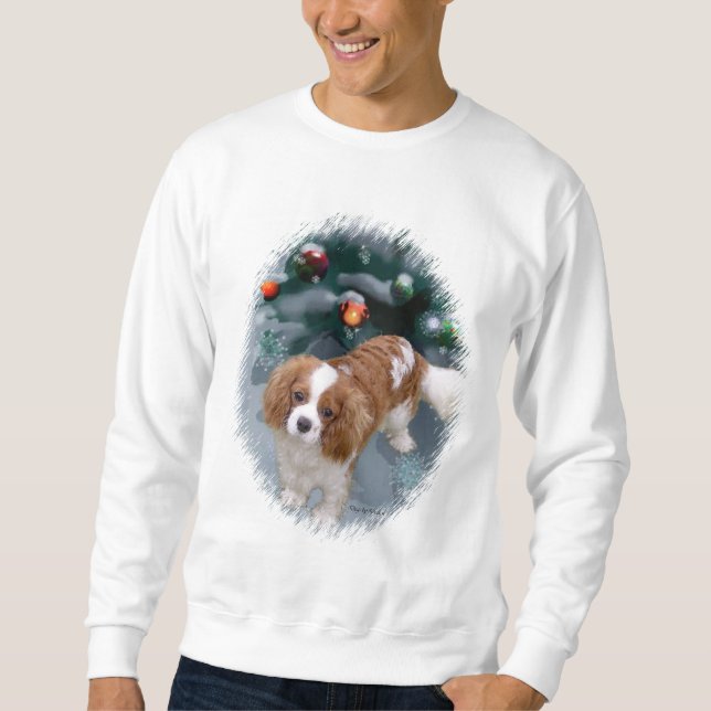 Moletom Presentes de Natal do Cavalier King Charles Spanie (Frente)