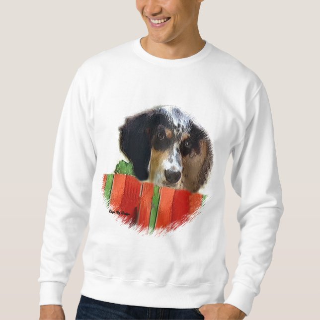 Moletom Presentes de Natal do Setter Inglês (Frente)