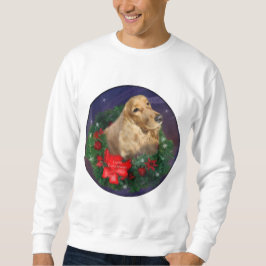 Moletom Presentes de Natal em Inglês Cocker Spaniel