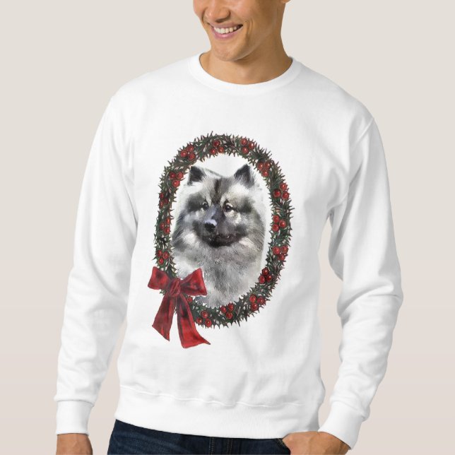 Moletom Presentes de Natal Keeshond (Frente)