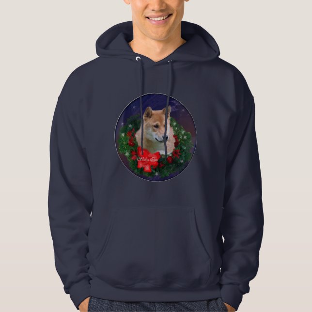 Moletom Presentes de Natal Shiba Inu (Frente)