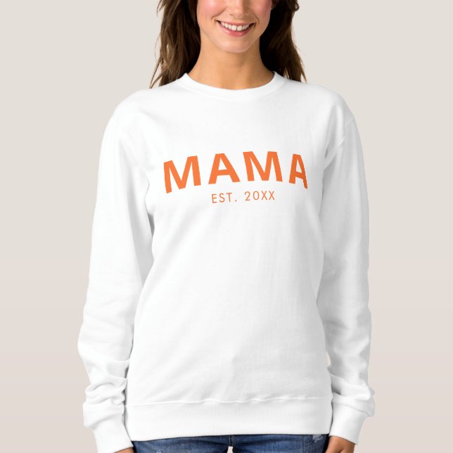 Moletom Presentes de outono da mamãe e da Mama com fantasi (Frente)