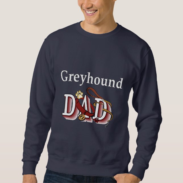 Moletom Presentes de Pai Greyhound (Frente)