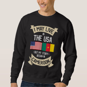 Moletom Presentes de Raízes Camarões americanos Flag EUA C