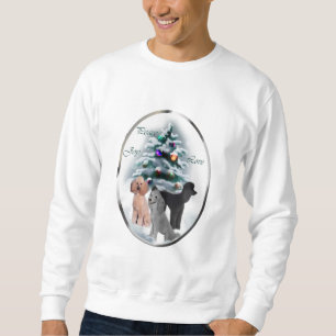 Moletom Presentes do Natal da caniche