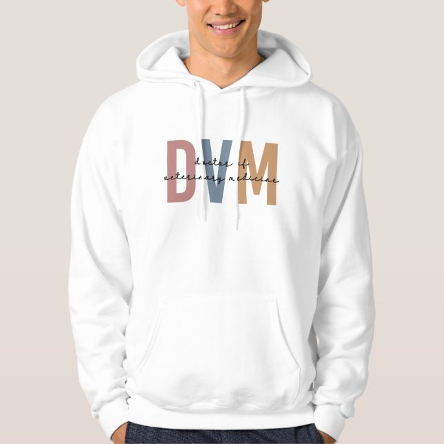 Moletom Presentes DVM Doutor em Medicina Veterinária (Frente)
