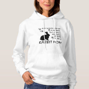 Moletom Presentes engraçados do Hoodie da mamã do coelho