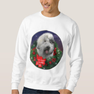 Moletom Presentes ingleses velhos do Natal do Sheepdog