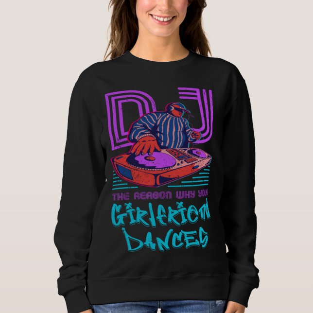 Moletom Presentes Techno Synth Som Juventude DJ Techno (Frente)