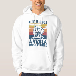 Moletom Presentes Vizsla Para Mulheres Homens Pai de Cacho
