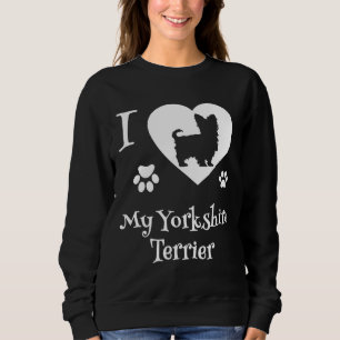 Moletom Presentes Yorkshire Terrier Eu Amo Meu Yorkshire T