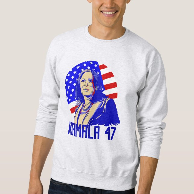 Moletom presidente kamala harris 47 (Frente)